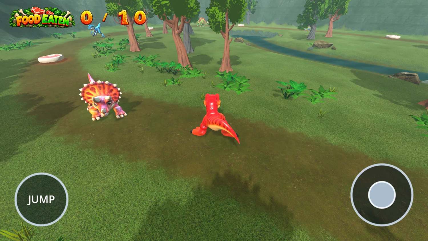 DinoEater Jungle world gameplay screenshot
