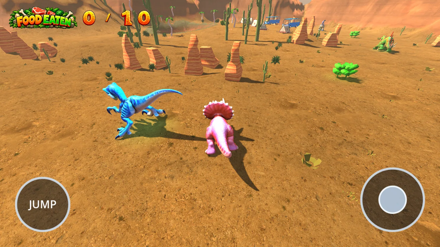 DinoEater Desert world gameplay screenshot