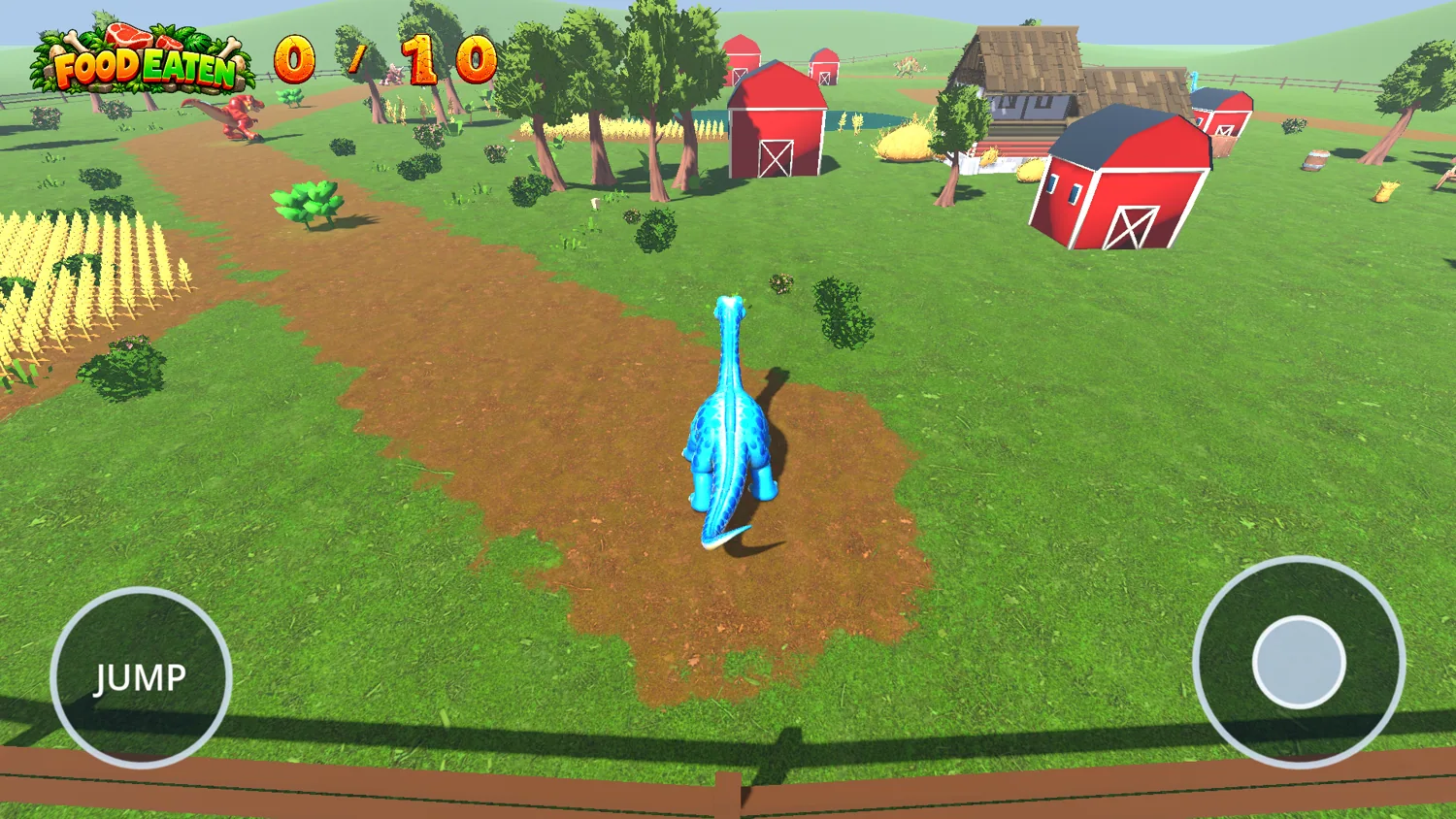 DinoEater Ranch world gameplay screenshot